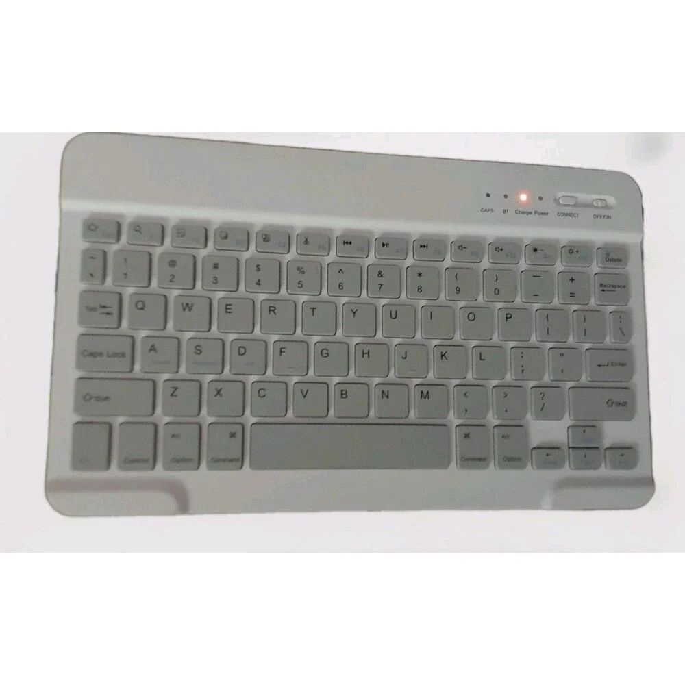 Ultra Slim Bluetooth Mini  Keyboard Wireless Rechargeabl No Cable